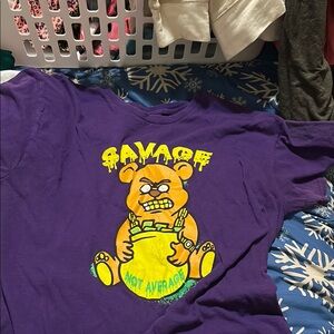 Purple Graphic Kids T-Shirt